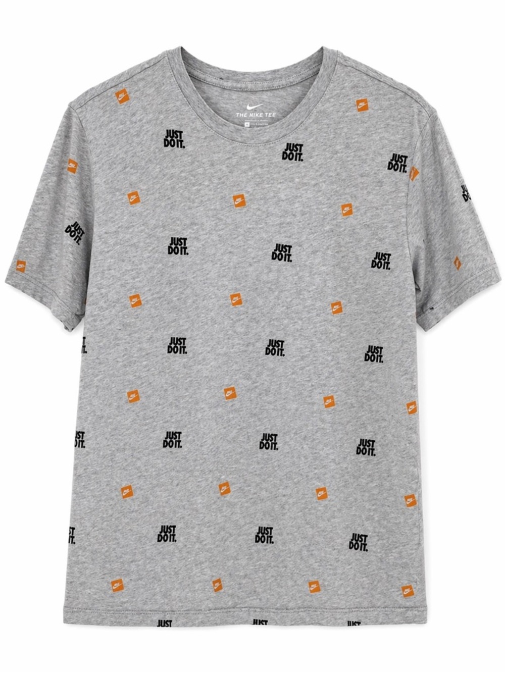 Nike Just Do It Graphic Tee Large All Over Logo Print Streetwear